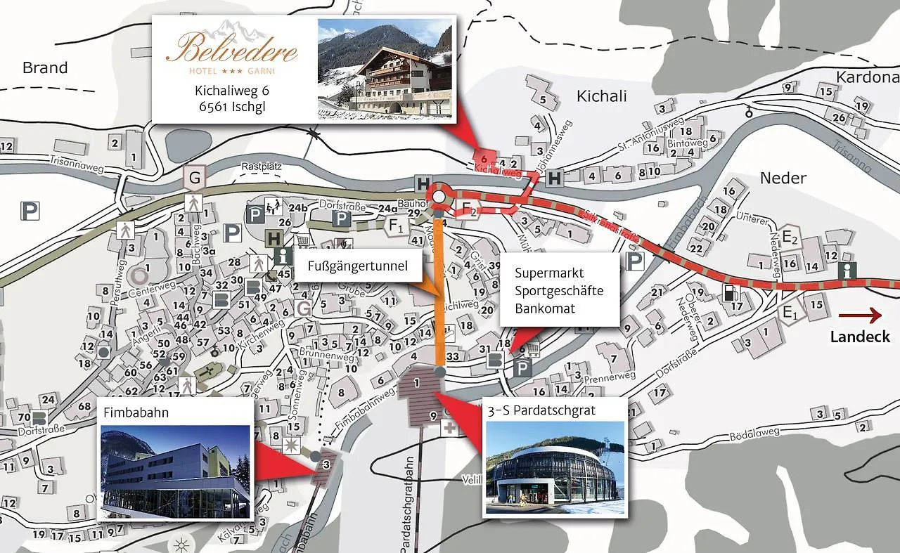 Hotel Garni Belvedere Ischgl 3*,  Austria